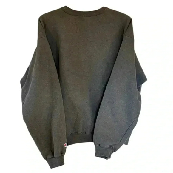 Gray and Navy 1990s Pullover Champion Sweatshirts, size Large - Picture 6 of 8